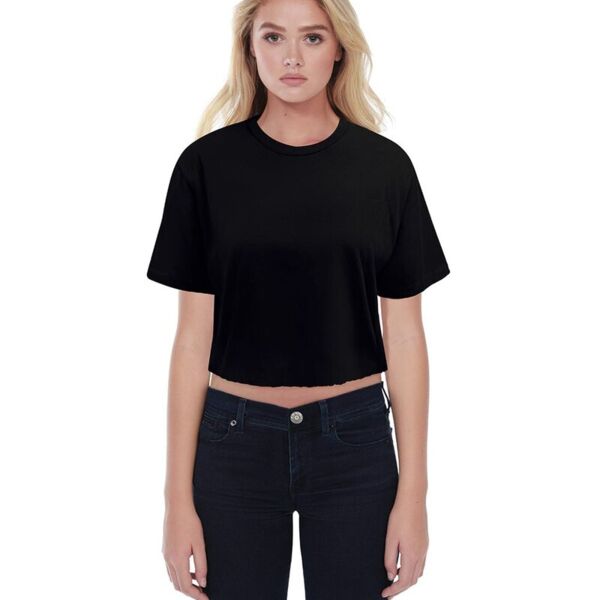 Women's Crop Boyfriend T-Shirt Thumbnail